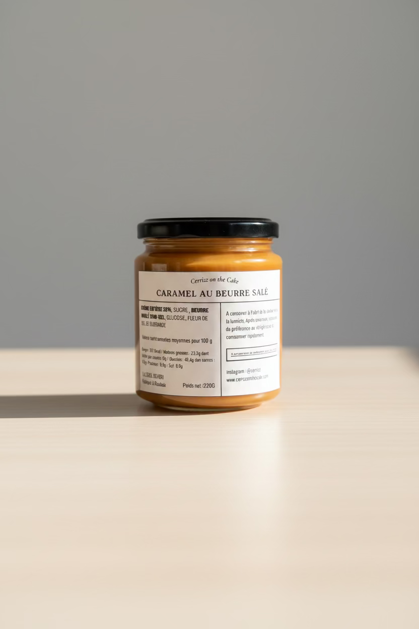 Caramel Beurre salé artisanal - Precommande