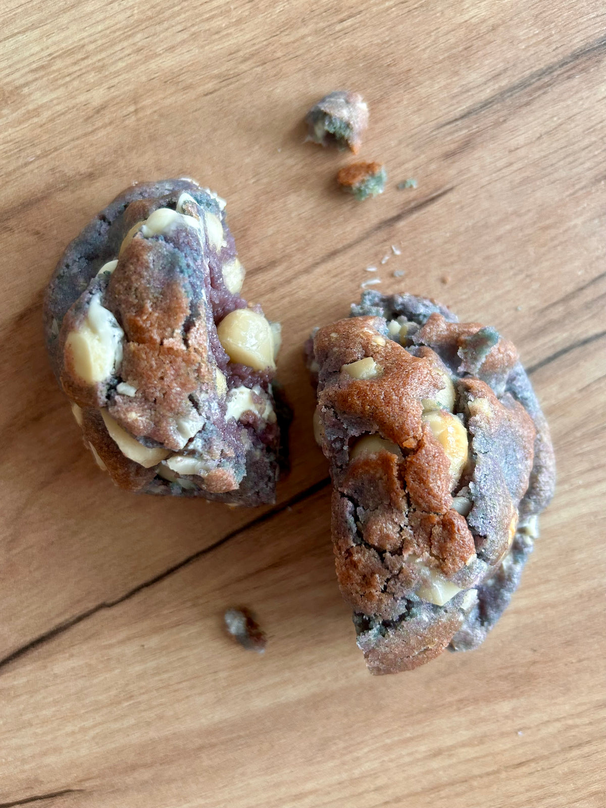 Le Cookie Ubé, Chocolat Blanc & Macadamia